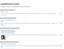 Tablet Screenshot of exhibitionistpriest.blogspot.com