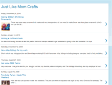 Tablet Screenshot of justlikemomcrafts.blogspot.com