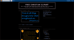 Desktop Screenshot of freechristiancliparts.blogspot.com