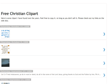 Tablet Screenshot of freechristiancliparts.blogspot.com