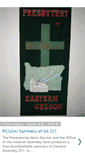 Mobile Screenshot of easternoregonpresbytery.blogspot.com