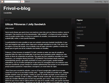 Tablet Screenshot of frivoloblog.blogspot.com