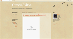 Desktop Screenshot of mira-omeudiario.blogspot.com