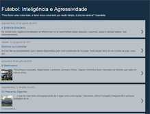 Tablet Screenshot of futebolinteligenciaagressividade.blogspot.com