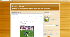 Desktop Screenshot of primary-ideas.blogspot.com