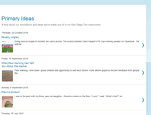 Tablet Screenshot of primary-ideas.blogspot.com