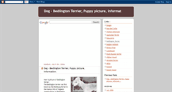 Desktop Screenshot of bedlington-terrier.blogspot.com