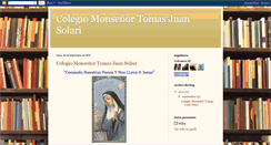 Desktop Screenshot of colegiosolari.blogspot.com