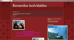 Desktop Screenshot of joan-recuerdosinolvidables.blogspot.com