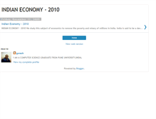 Tablet Screenshot of indianeconomy-ganesh.blogspot.com