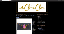 Desktop Screenshot of lachicachic.blogspot.com