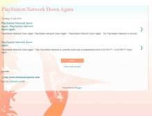 Tablet Screenshot of playstationnetworkdownagain.blogspot.com