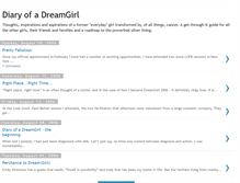 Tablet Screenshot of diaryofadreamgirl.blogspot.com