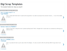 Tablet Screenshot of digiscraptemplates.blogspot.com