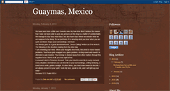 Desktop Screenshot of guaymasmexico.blogspot.com