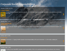 Tablet Screenshot of corporatesocialresponsibilities.blogspot.com