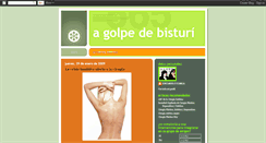 Desktop Screenshot of agolpedebisturi.blogspot.com