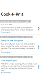 Mobile Screenshot of cooknknit.blogspot.com