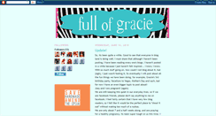 Desktop Screenshot of fullofgracie.blogspot.com