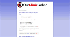 Desktop Screenshot of ourcliniconline.blogspot.com