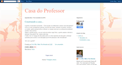 Desktop Screenshot of casadoprofessor.blogspot.com