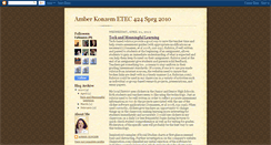 Desktop Screenshot of amberkonzem.blogspot.com