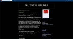 Desktop Screenshot of floppyjtpoker.blogspot.com