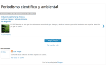 Tablet Screenshot of periodismocientificoyambiental.blogspot.com