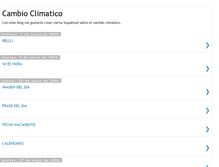 Tablet Screenshot of cambioclimatico74.blogspot.com