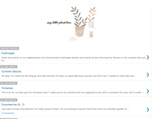 Tablet Screenshot of mylittleplantlove.blogspot.com