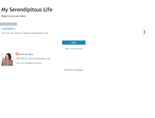 Tablet Screenshot of myserendipityhome.blogspot.com
