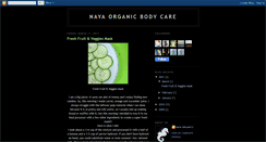 Desktop Screenshot of nayaorganics.blogspot.com