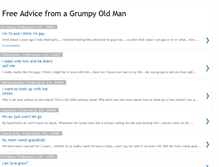 Tablet Screenshot of grumpyoldmanadvice.blogspot.com