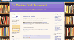 Desktop Screenshot of mccfacultydevelopment.blogspot.com