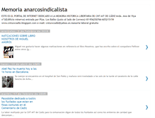 Tablet Screenshot of memoria-anarcosindicalista.blogspot.com