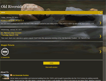 Tablet Screenshot of oldriversidepavilion.blogspot.com
