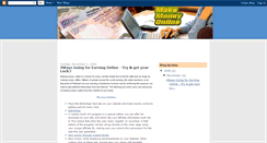 Desktop Screenshot of 4wayearning.blogspot.com