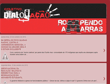 Tablet Screenshot of coletivodialogacao.blogspot.com