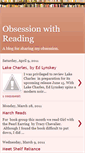 Mobile Screenshot of obsessionwithreading.blogspot.com