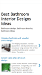 Mobile Screenshot of bathroom-interior-design-ideas.blogspot.com