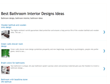 Tablet Screenshot of bathroom-interior-design-ideas.blogspot.com