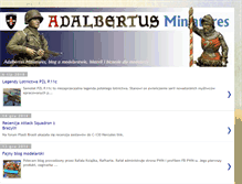 Tablet Screenshot of adalbertus-miniatures.blogspot.com