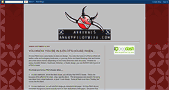 Desktop Screenshot of angrypilotwife.blogspot.com