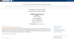 Desktop Screenshot of globalshippingdirectory.blogspot.com