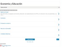 Tablet Screenshot of economiayeducacion.blogspot.com