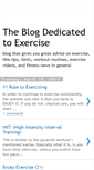 Mobile Screenshot of exercise411.blogspot.com