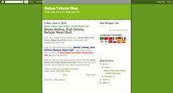 Desktop Screenshot of bukan-tutorial-blog.blogspot.com