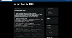 Desktop Screenshot of hp-paviliondv4000.blogspot.com