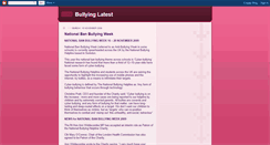 Desktop Screenshot of nationalbullyinghelpline.blogspot.com