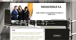 Desktop Screenshot of negocioele.blogspot.com